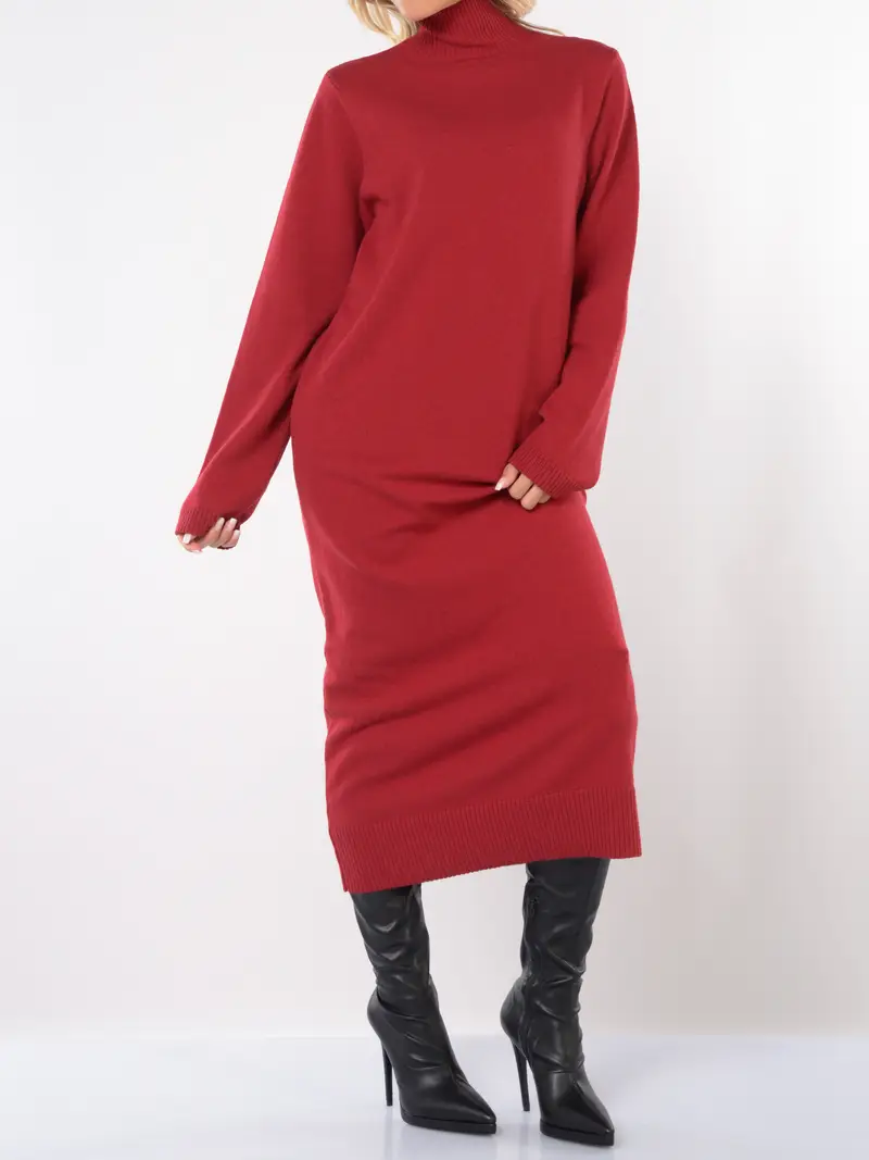 abito lungo da donna Aniye By Lily in maglia Rosso miniatura 2