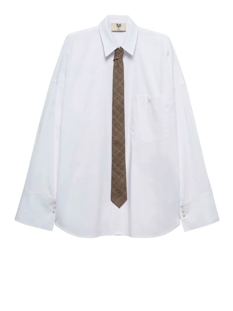 camicia casual aniye by moon da donna - bianco