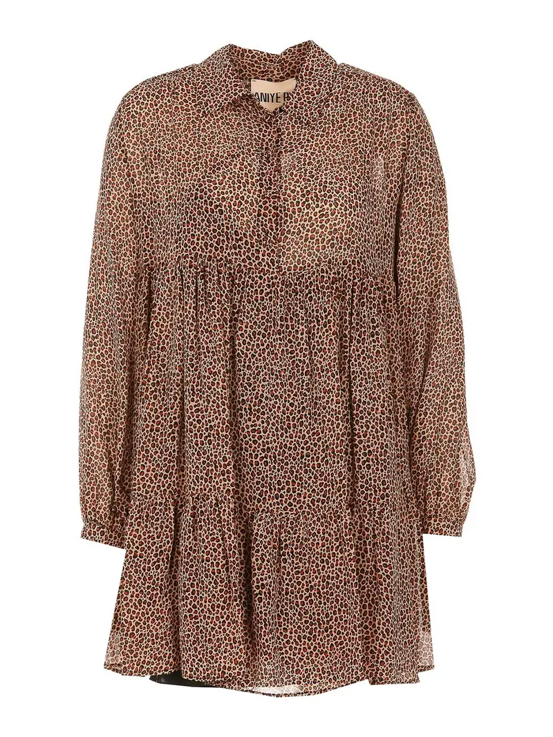 Camicia in viscosa Beige