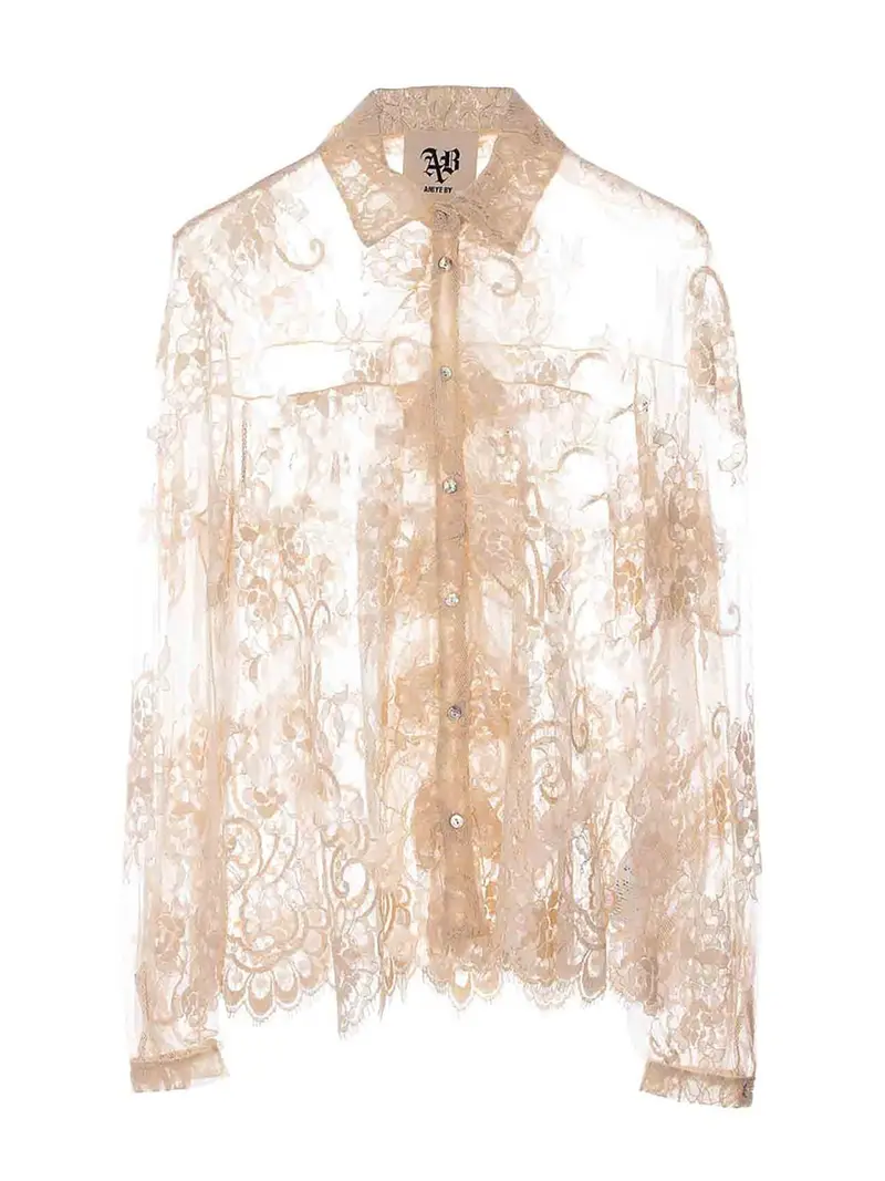 Camicia rosa morbida pelle Color Carne E Neutri