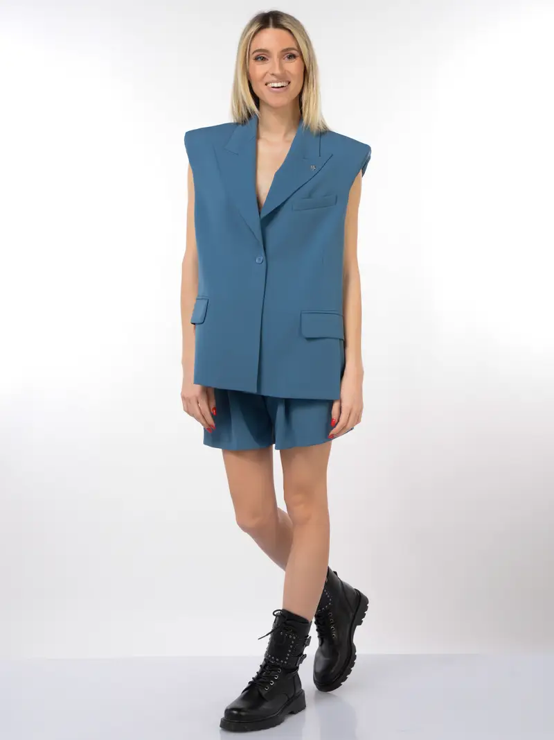 giacca da donna Aniye By Bella senza maniche Blu miniatura 2