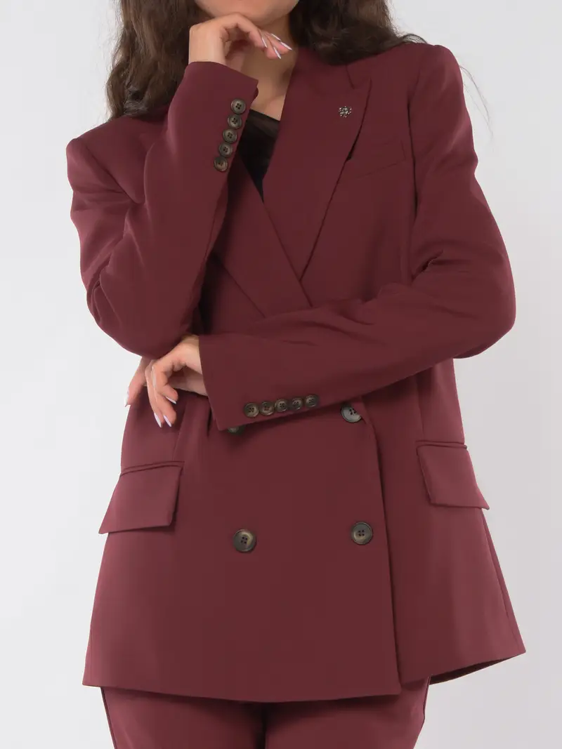 giacca da donna Aniye By Loren a doppiopetto Rosso