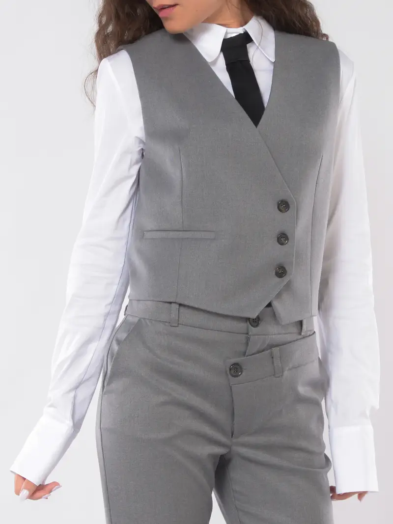 gilet da donna Aniye By Dandy con bottoni Grigio