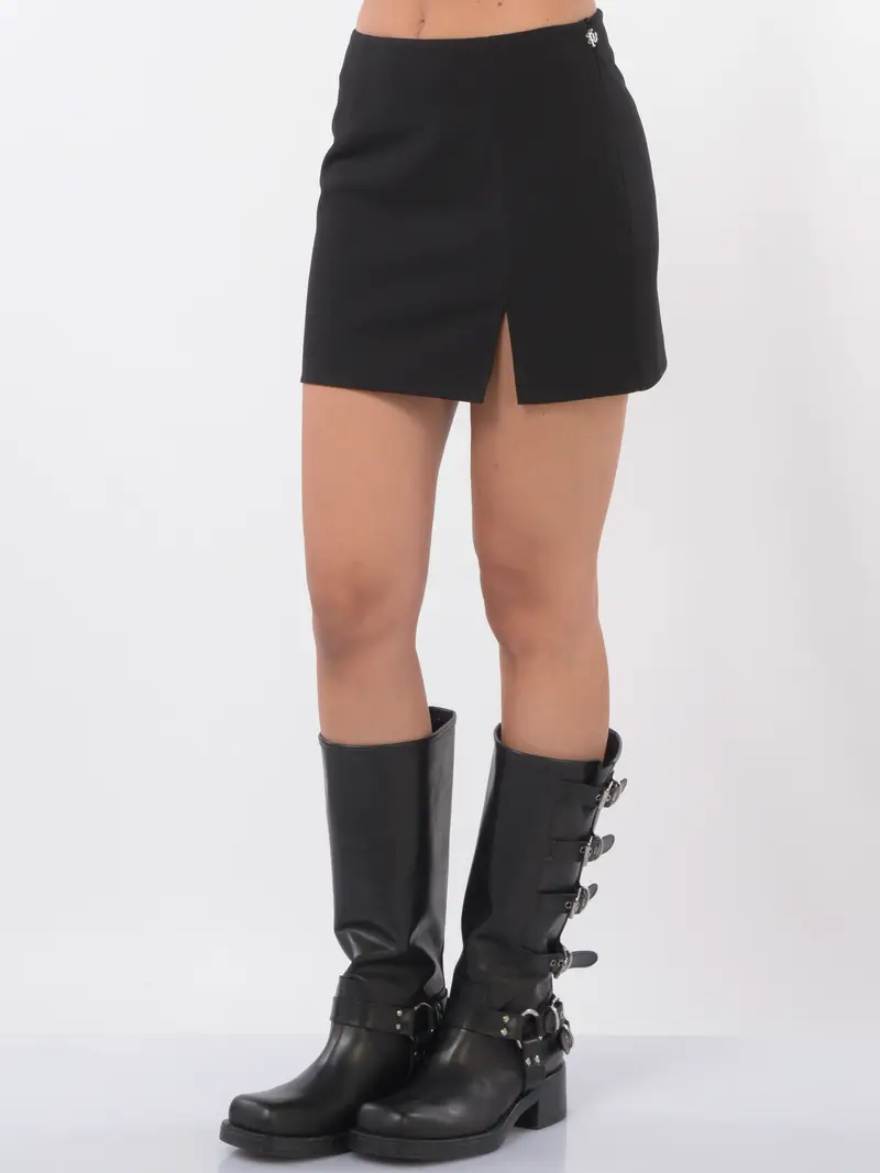 gonna corta da donna Aniye By Sienna con spacco NERO