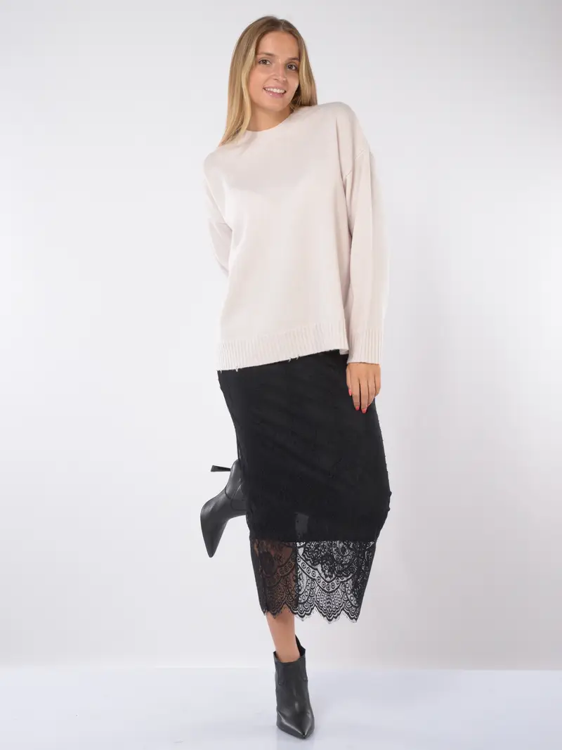 maglia da donna Aniye By Colette in lana vergine Bianco miniatura 2