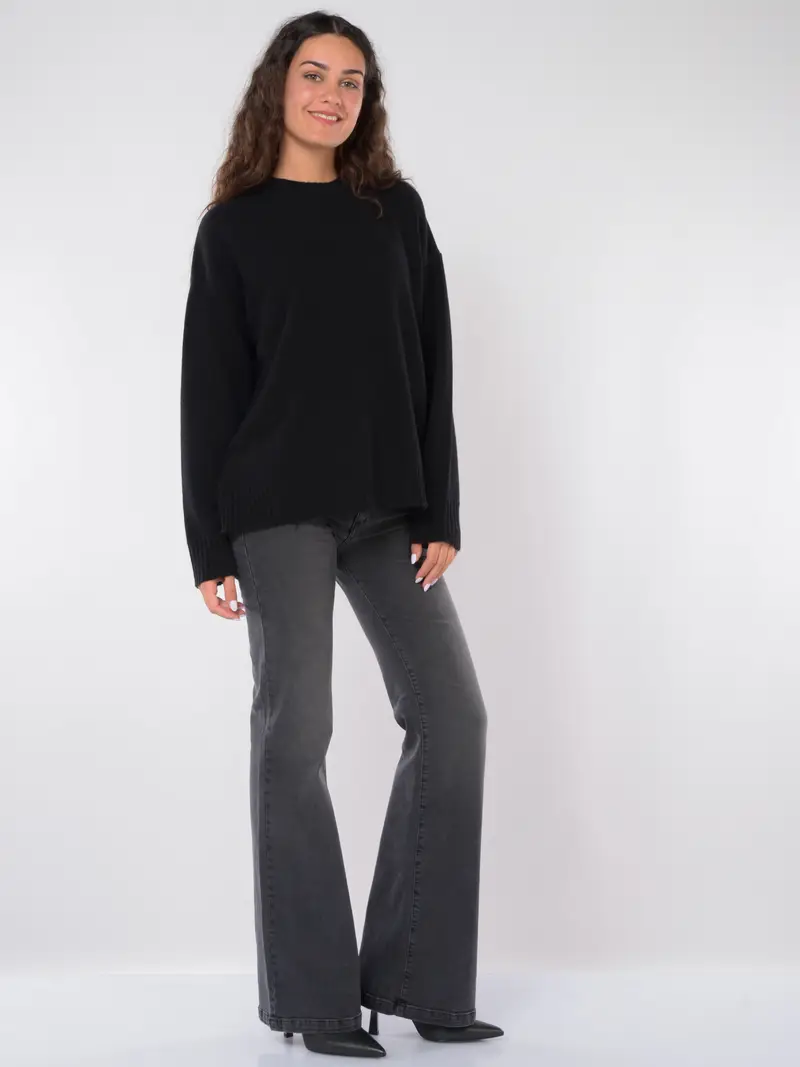 maglia da donna Aniye By Colette in lana vergine NERO miniatura 2