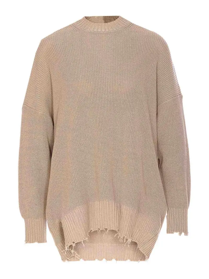 Maglione janine senza schienale Beige