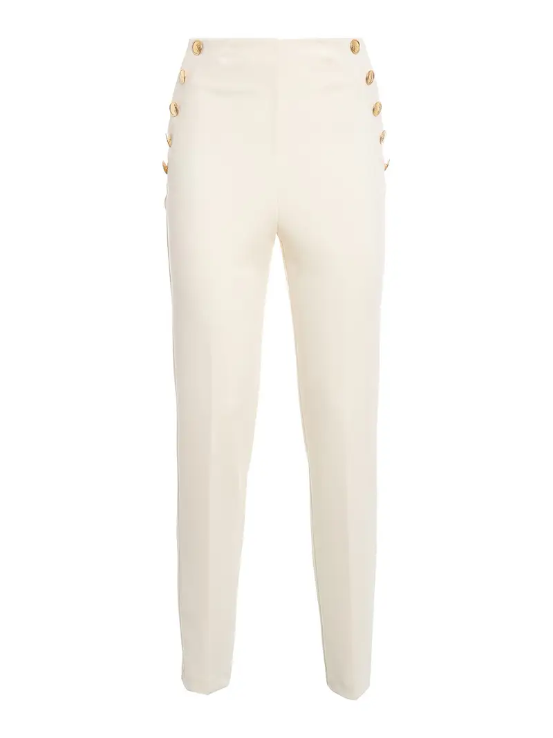 Pantaloni Abby Bianco