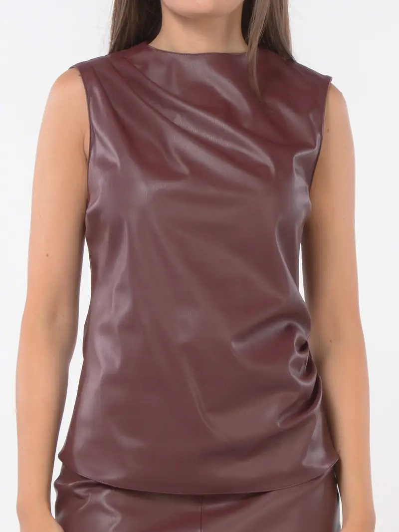 top da donna Aniye By Carly in similpelle Rosso