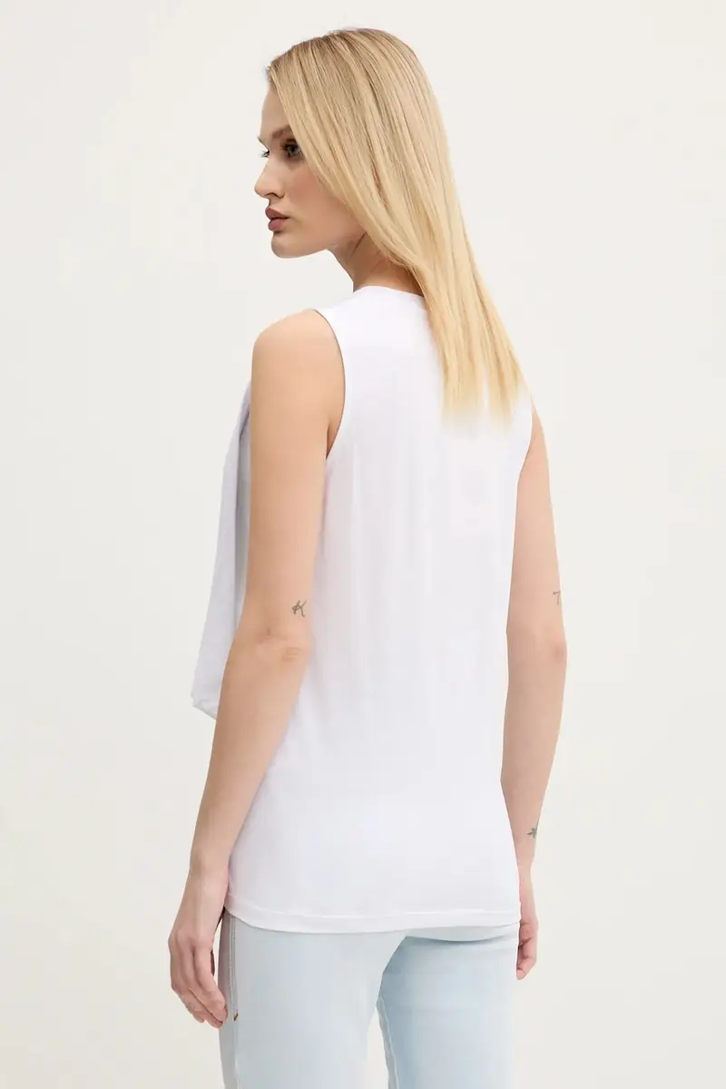 top in cotone colore bianco 185652 miniatura 3