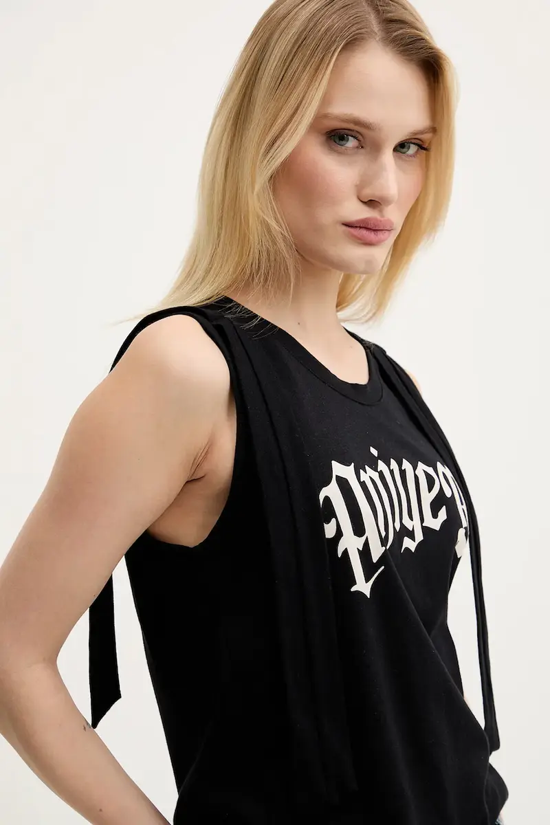 top in cotone colore nero 185652 miniatura 4