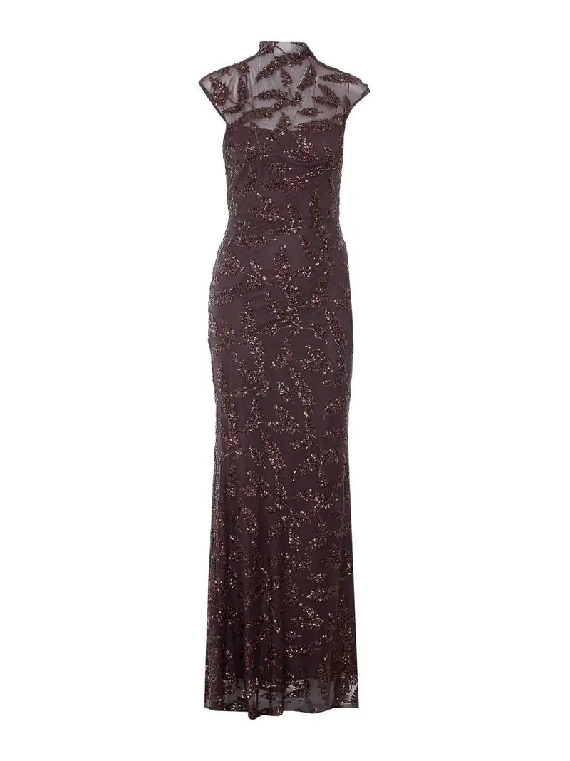 Vestito lungo Uma Marrone