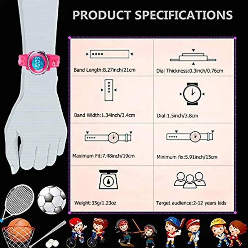 Anloo Orologi digitali Verde 2169161 miniatura 2