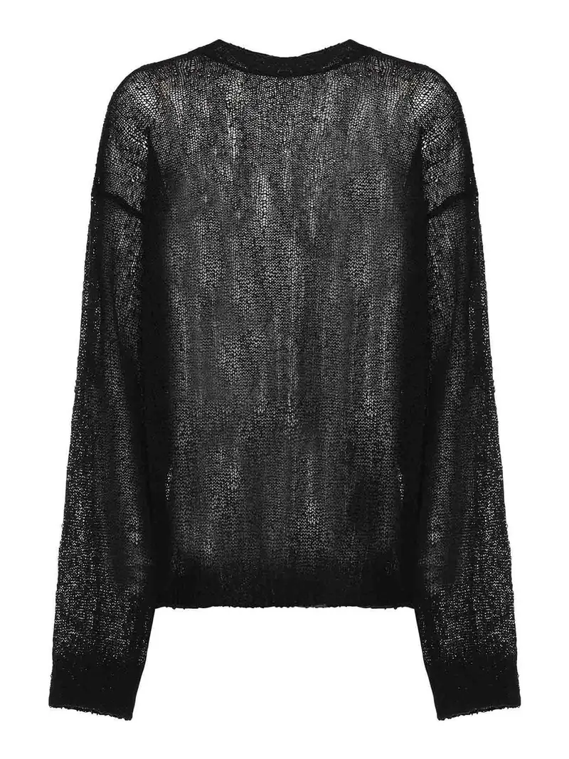 Maglione Joas in cotone comfort Nero