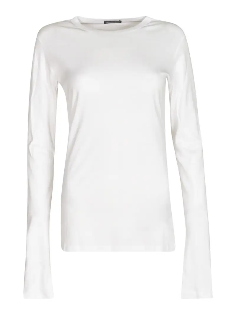 Pantaloni dalla linea dritta Bianco