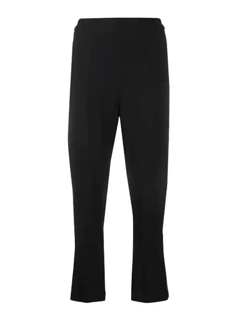 pantaloni dritti cropped Nero