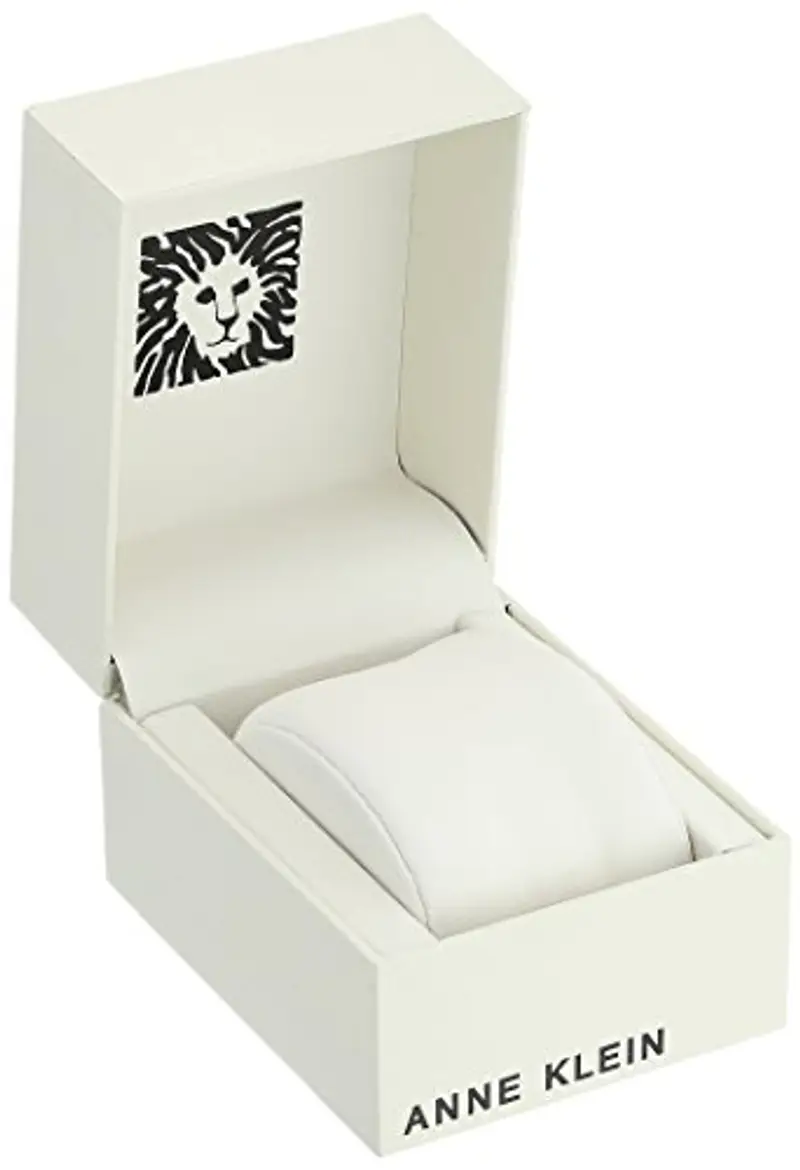 Anne Klein - Orologio da donna a bracciale rigido, con quadrante con vero diamante, Bianco/Argento miniatura 3