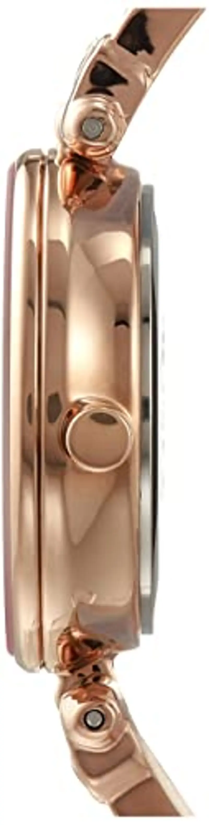 Anne Klein - Orologio da donna a bracciale rigido, con quadrante con vero diamante, Oro Rosa/Borgogna miniatura 2