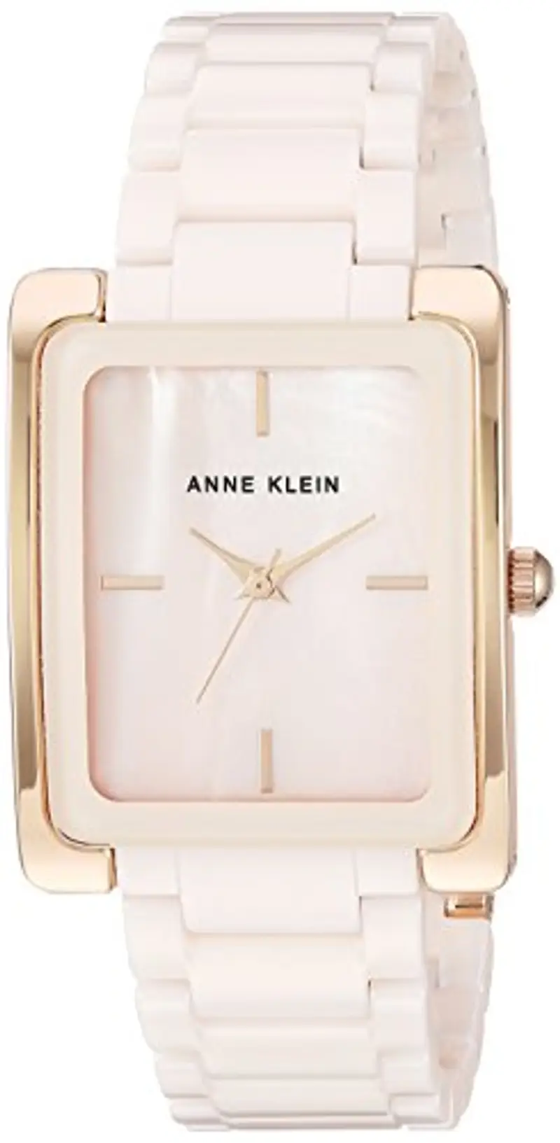 Anne Klein - Orologio da polso da donna, con cinturino in ceramica, Rosa