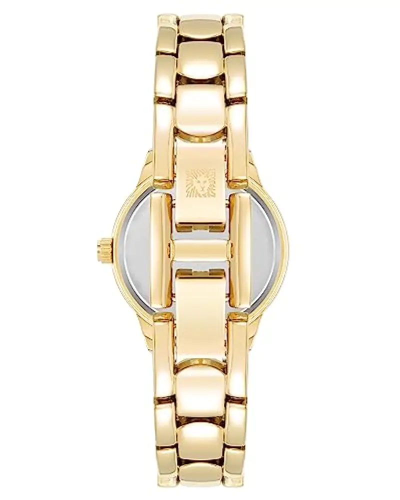 Anne Klein - Orologio da polso da donna, con datario, Oro miniatura 3