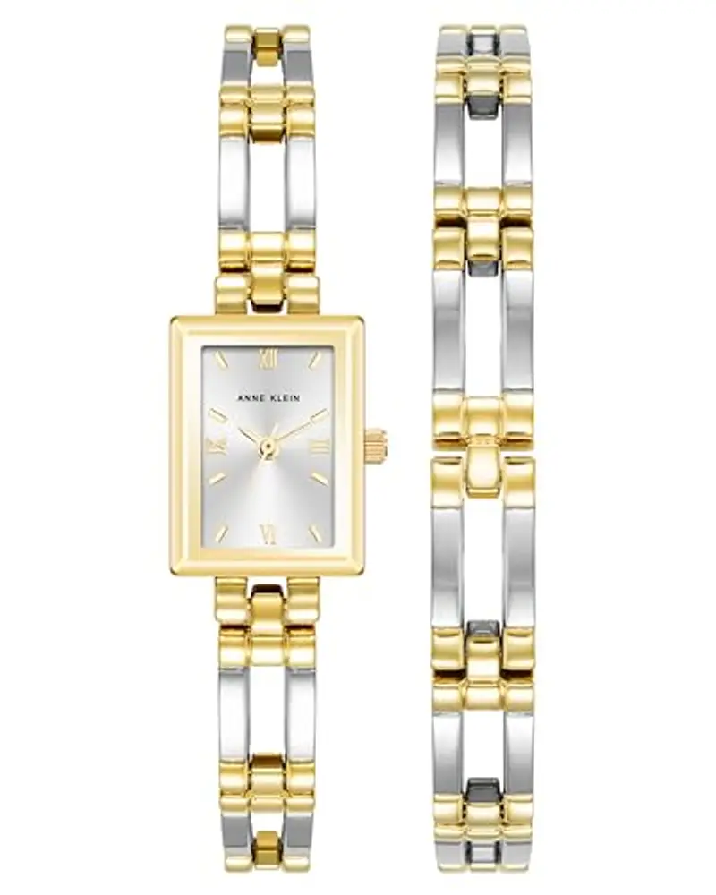 Anne Klein Orologio Elegante 10/4899GTST, Argento/Oro