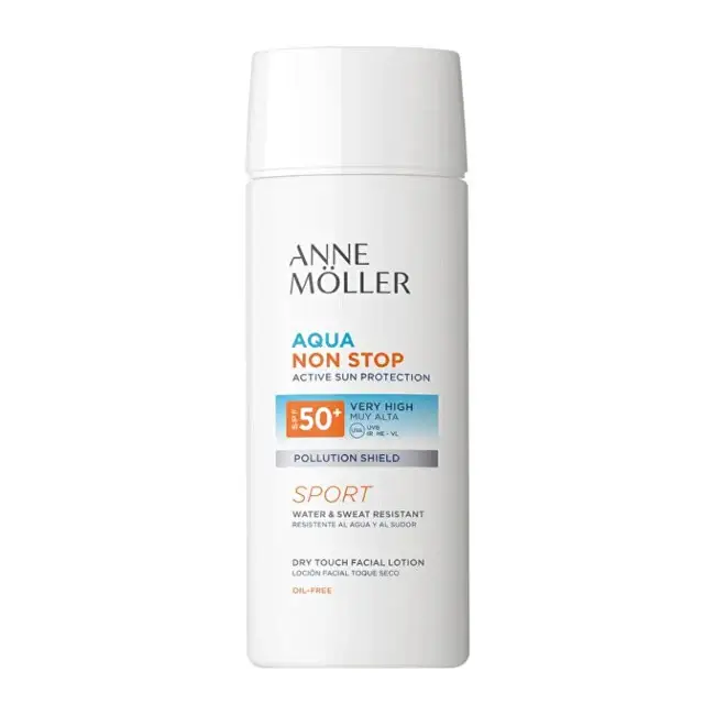 Lozione abbronzante per pelli miste e grasse SPF 50+ Aqua Non Stop (Lozione per il viso Dry Touch) 75 ml