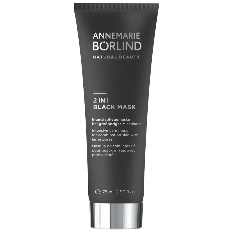 Beauty Mask 2 In 1 Black Mask - Maschera viso purificante