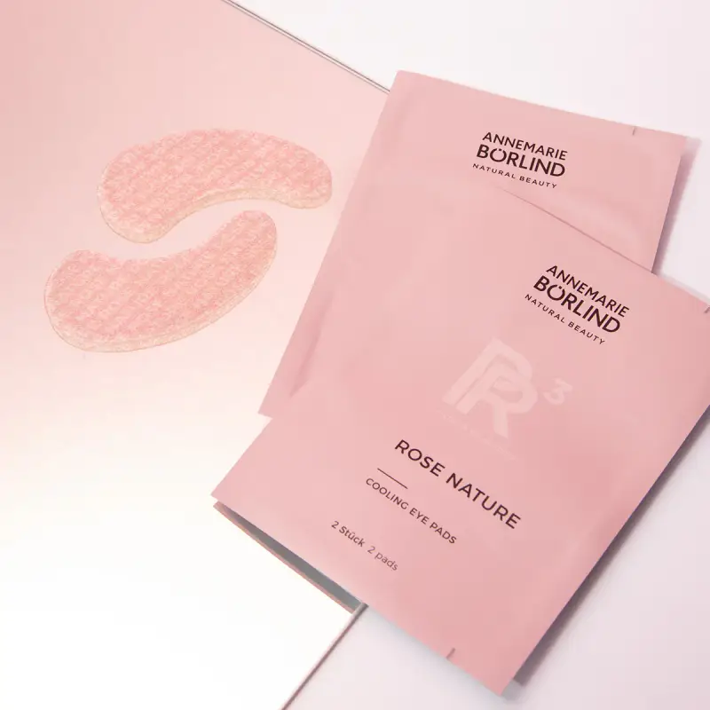Rose Nature Cooling Eye Pads - Contorno occhi, Maschera occhi miniatura 3