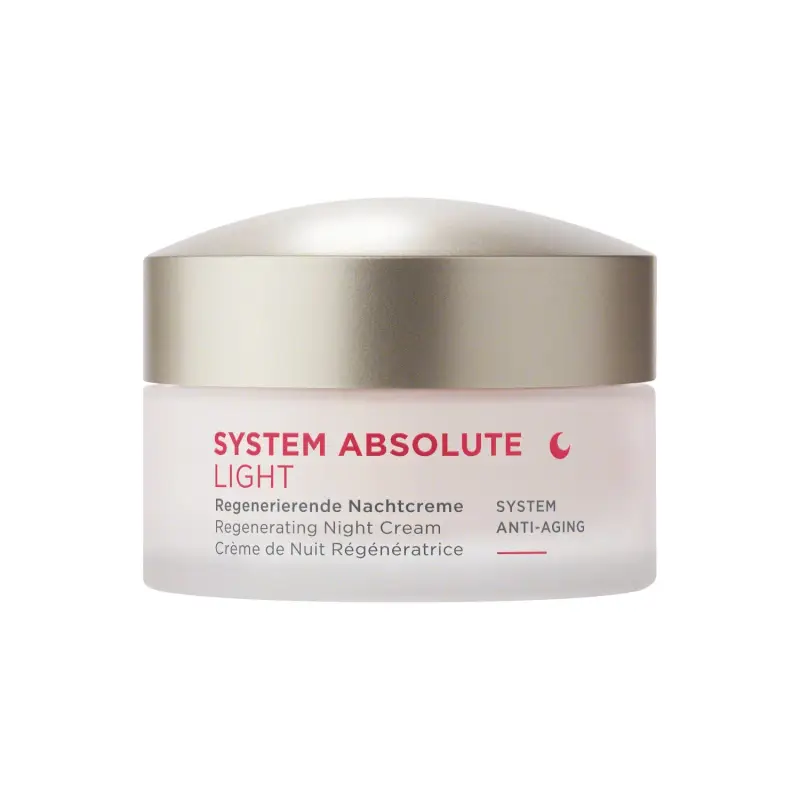 System Absolute Regenerating Night Cream Light - Trattamento antietà pelli mature,Crema antirughe