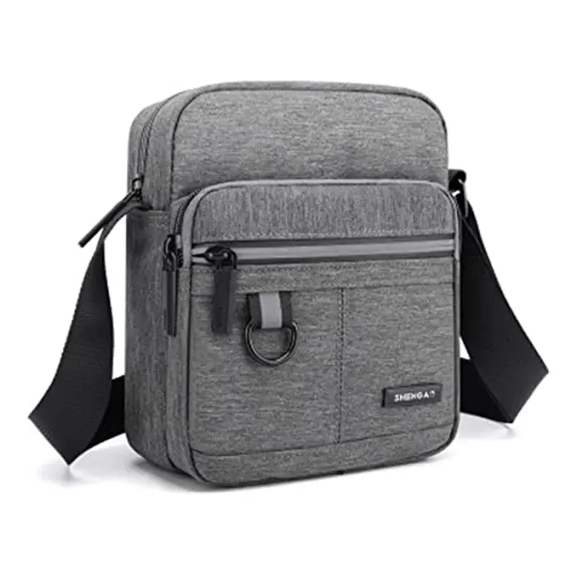 ANPTER Borsa a tracolla Uomo Grigio 1602709