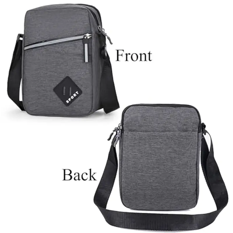 ANPTER Borsello Uomo Grigio 1602711 miniatura 3