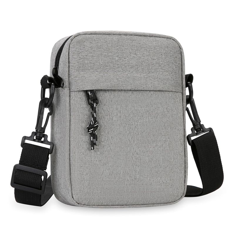 ANPTER Borsa a tracolla Uomo Grigio 45225