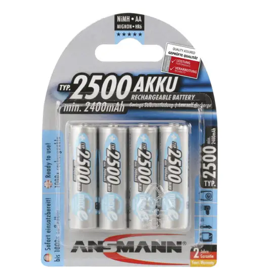 Mignon 2500 - batteria ricaricabile Grey