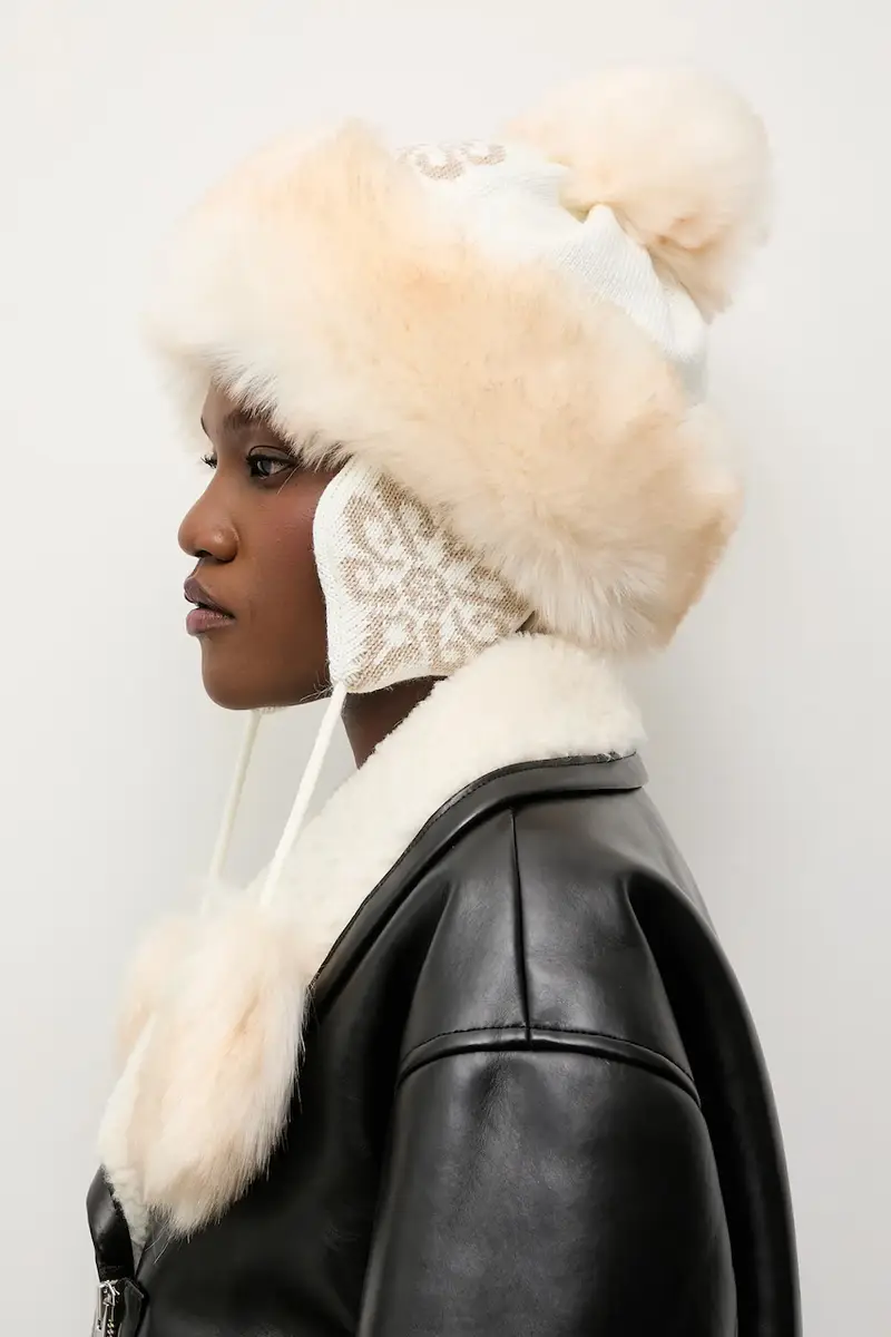 berretto Beige miniatura 5