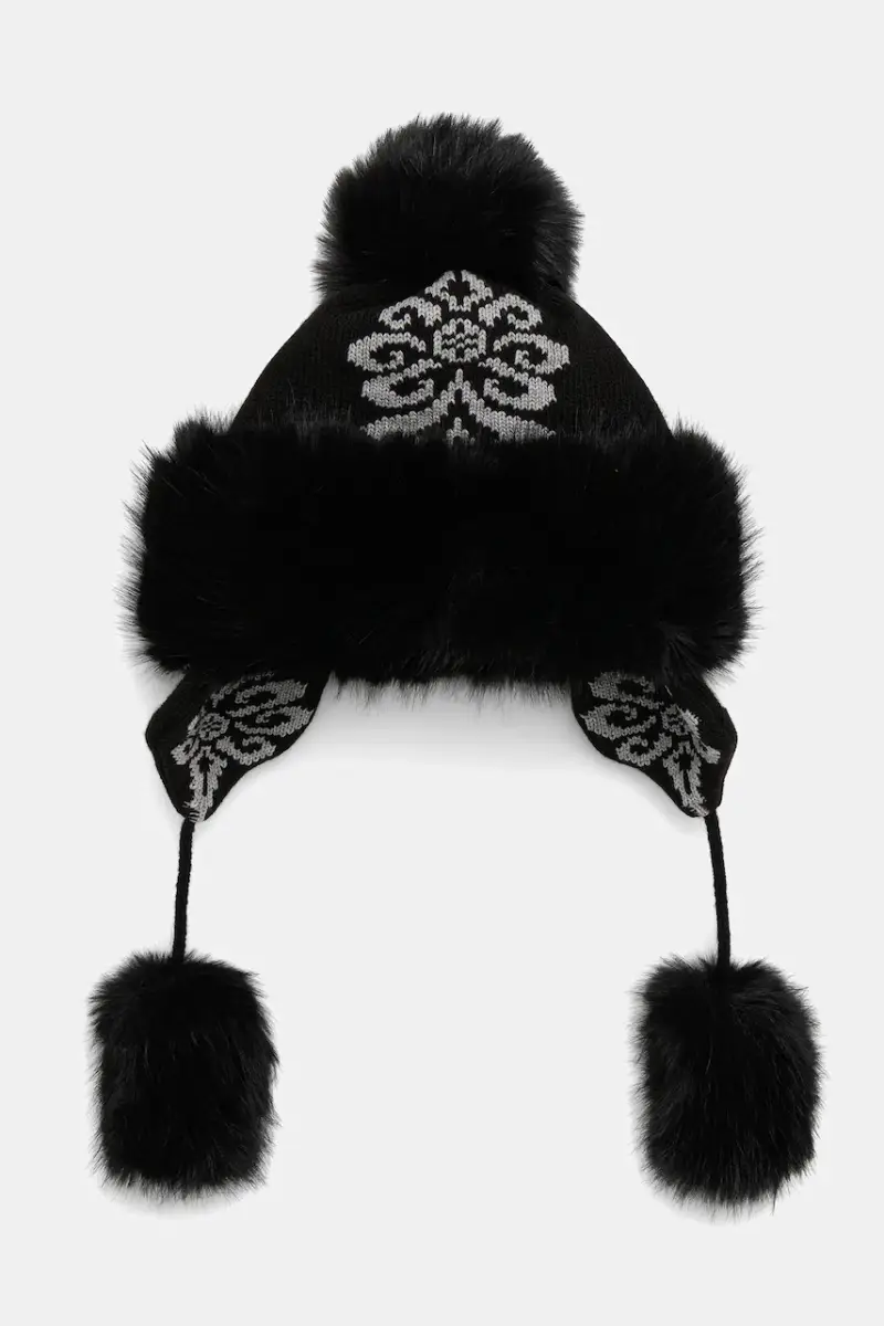 berretto colore nero miniatura 2