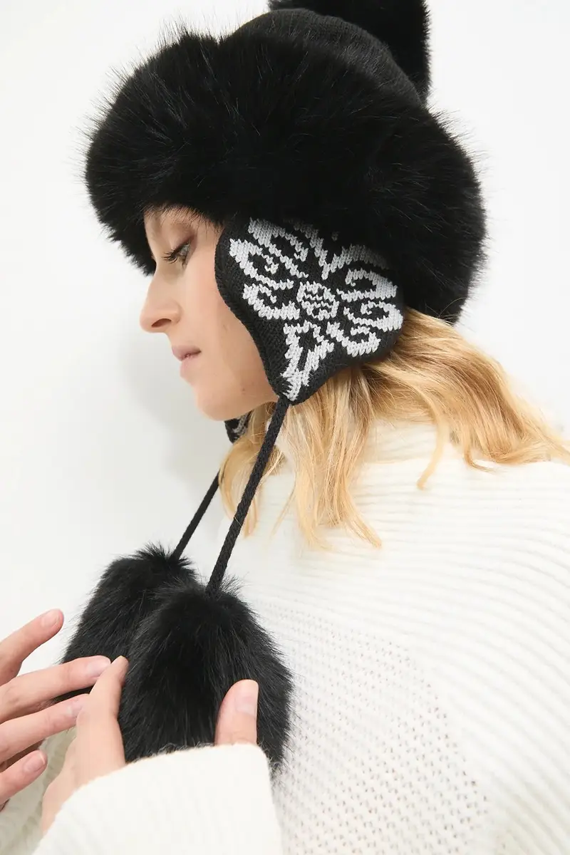 berretto colore nero miniatura 4