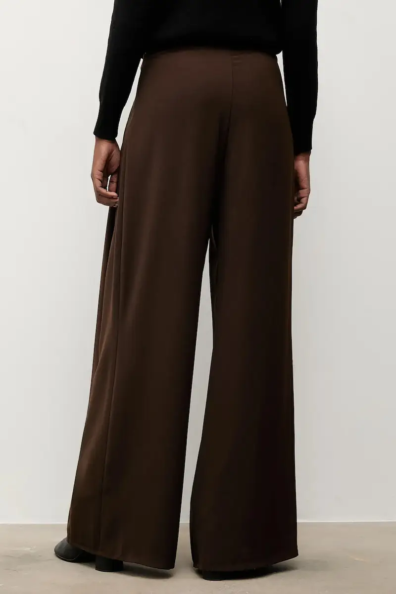 Bonded by Answear LAB & LOBOS pantaloni Marrone miniatura 4