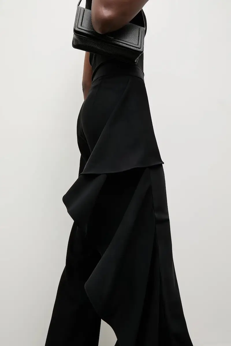 Bonded by Answear LAB & LOBOS pantaloni Nero miniatura 4