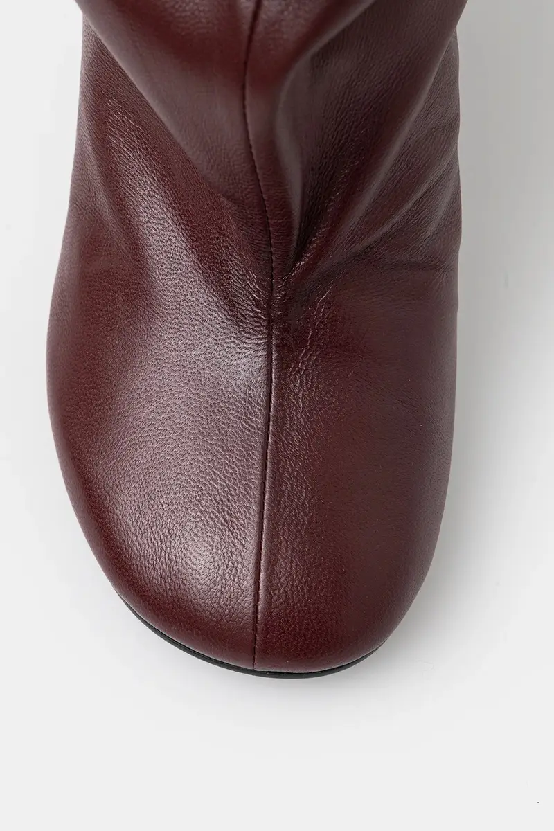 Bonded by Answear LAB & LOBOS stivali in pelle Granata miniatura 5