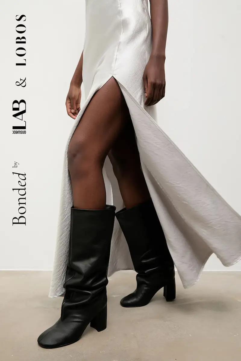 Bonded by Answear LAB & LOBOS stivali in pelle Nero