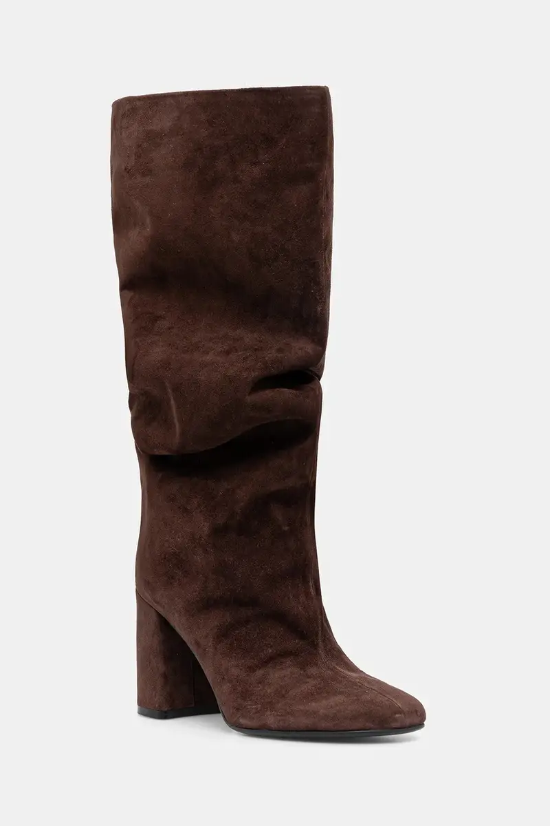 Bonded by Answear LAB & LOBOS stivali in pelle scamosciata Marrone miniatura 2