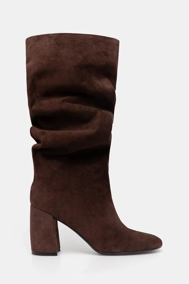 Bonded by Answear LAB & LOBOS stivali in pelle scamosciata Marrone miniatura 3