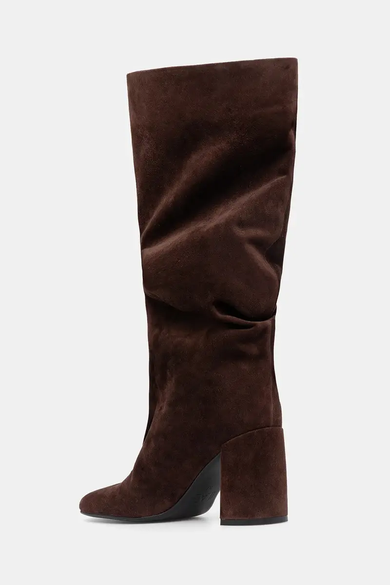 Bonded by Answear LAB & LOBOS stivali in pelle scamosciata Marrone miniatura 4