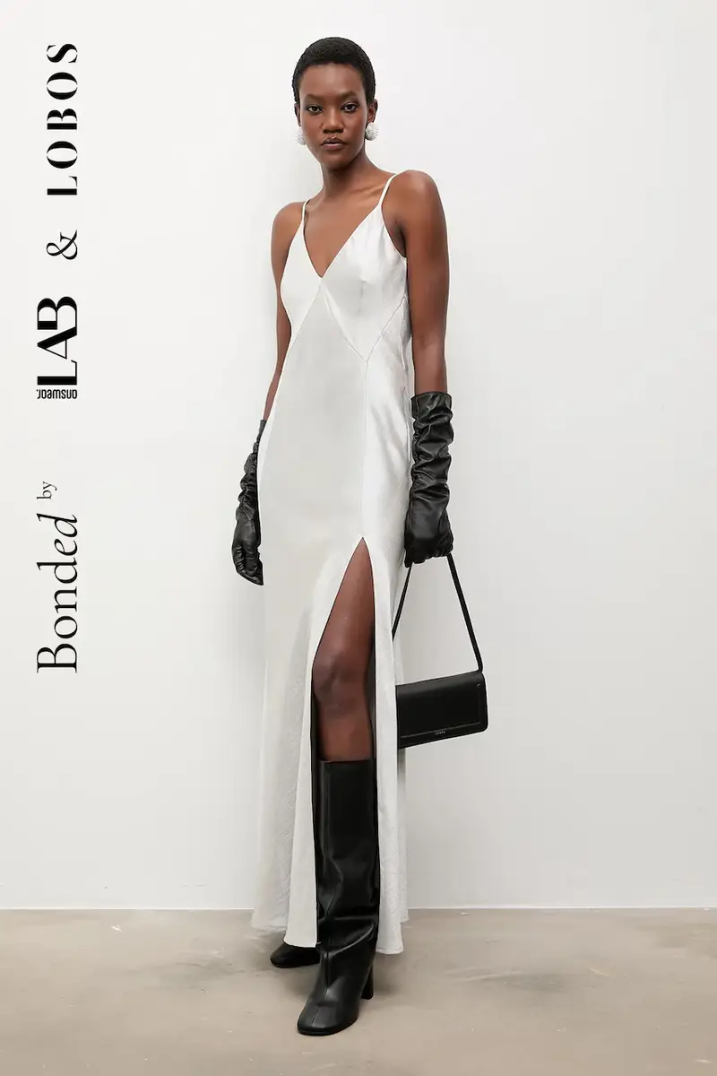 Bonded by Answear LAB & LOBOS vestito Argento