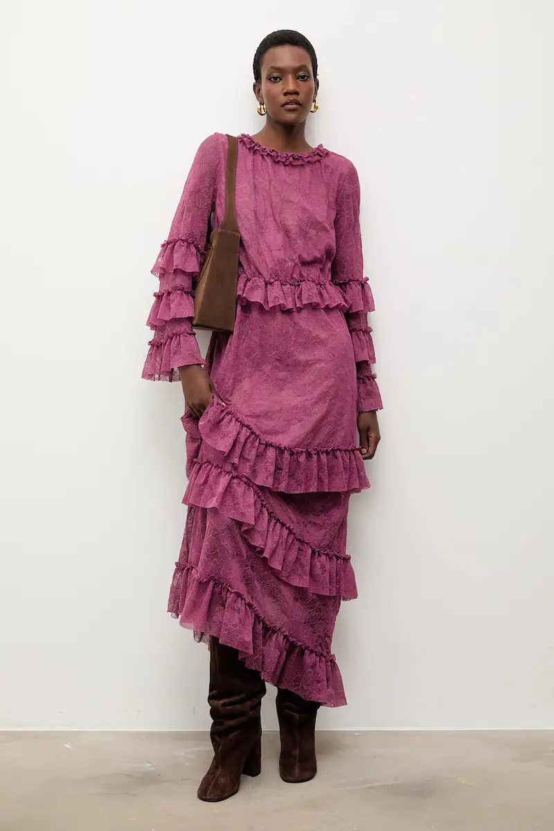 Bonded by Answear LAB & LOBOS vestito Granata miniatura 2