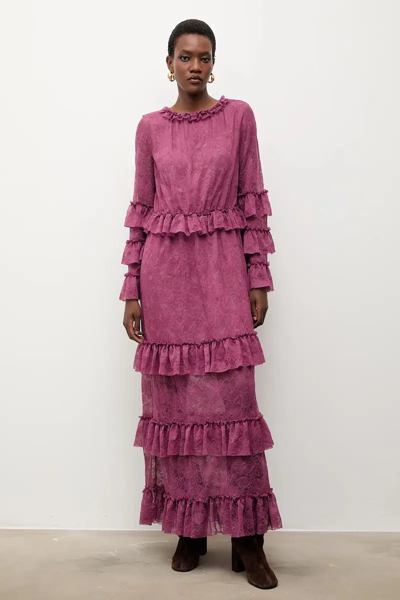 Bonded by Answear LAB & LOBOS vestito Granata miniatura 4