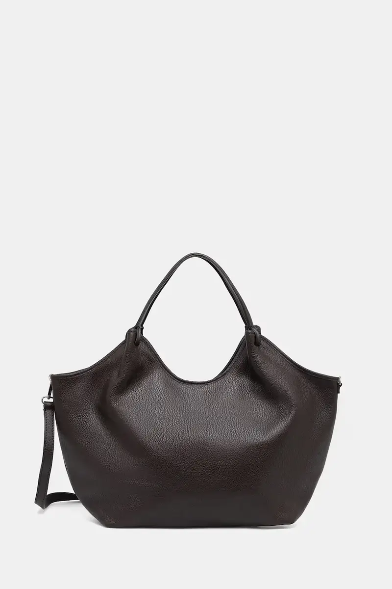 borsa a mano in pelle Marrone