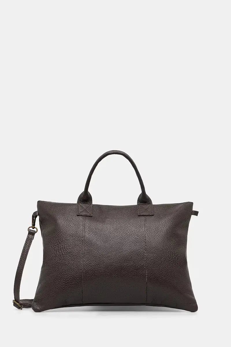 borsa custodia porta pc in pelle Marrone