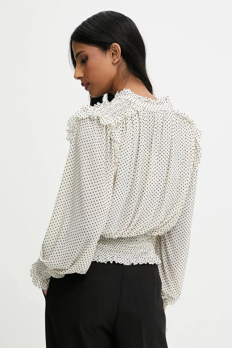 camicetta donna colore beige miniatura 3