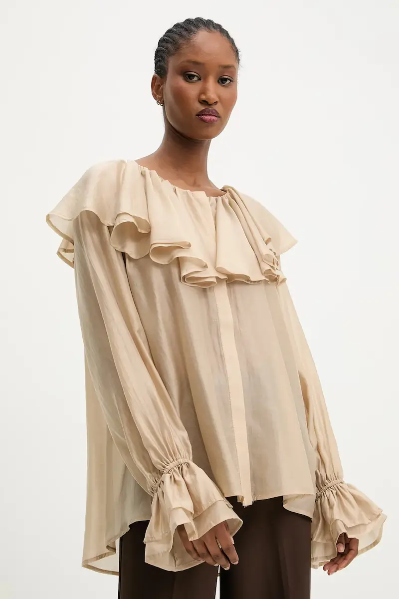 camicetta donna colore beige